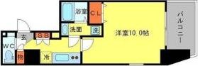 AFFLUENCE難波の間取り画像