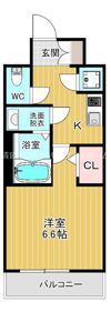 レジュールアッシュ天王寺PARK SIDEの間取り画像