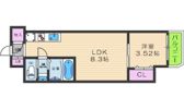 Monotone弁天町の間取り画像