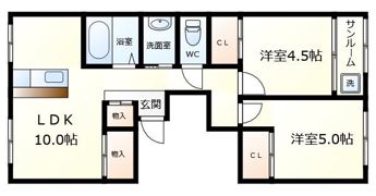 KCMS粉浜の間取り画像