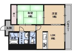 シャトーみかげの間取り画像
