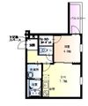 フジパレス西加賀屋II番館の間取り画像