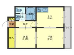 メゾンクロワールの間取り画像