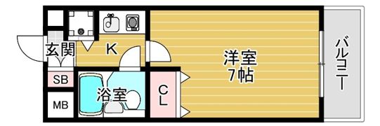 リーガル京橋の間取り画像