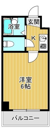 ピュアコート天神橋の間取り画像