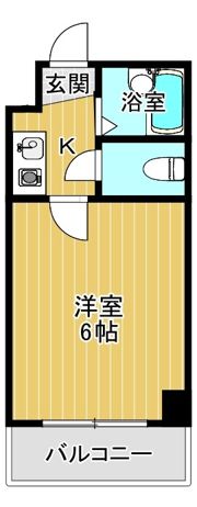ピュアコート天神橋の間取り画像