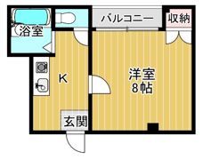 シャルマン清水の間取り画像