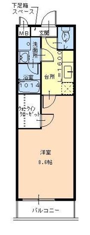 ラフィーネ北島II番館の間取り画像