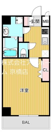 ブリランテ都島の間取り画像