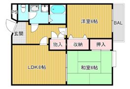 サンパレスの間取り画像