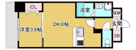 RPレジデンス都島の間取り画像