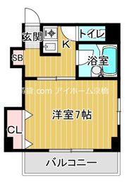 ル・ブール城東の間取り画像