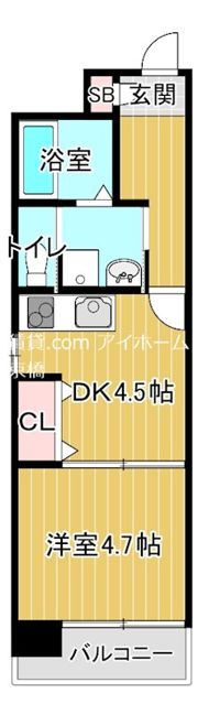 ネクストステージ関目の間取り画像
