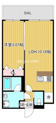 プレジオ城東中央の間取り画像