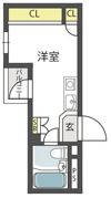 大国町池田マンションの間取り画像