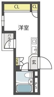 大国町池田マンションの間取り画像