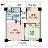 アロースあびこの間取り画像