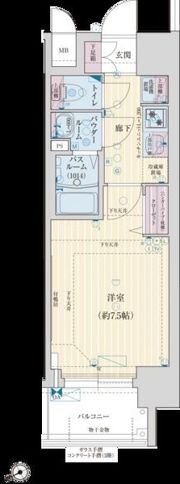 レシオス天王寺の間取り画像