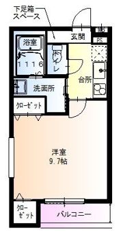フジパレス山之内VIII番館の間取り画像