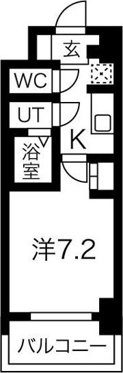 エスリードコート阿倍野昭和町の間取り画像