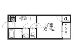 モダンアパートメント平野本町の間取り画像