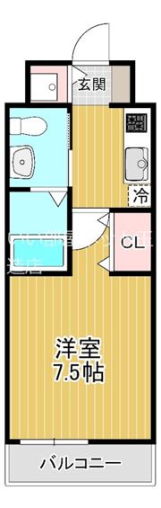 CITY PAL TAJIMA EASTの間取り画像