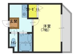 ドムール緑橋の間取り画像