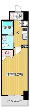 ルクレ京橋の間取り画像