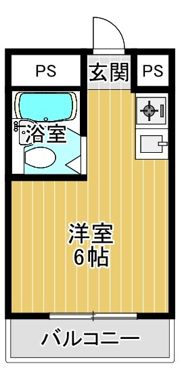 マンションアサヒの間取り画像