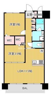 パトリス城東中央の間取り画像