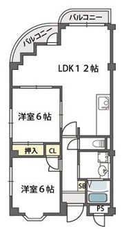 サンライズツイン関目1号館の間取り画像