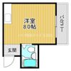 玉造クローバーハイツの間取り画像
