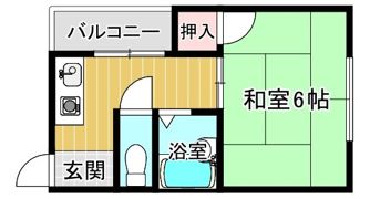 カエデハイツの間取り画像