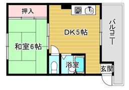 カエデハイツの間取り画像