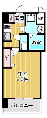 アクアプレイス梅田IIIの間取り画像