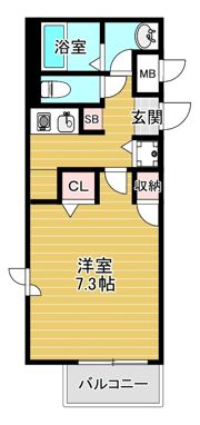 ダイドーメゾン大阪堂島の間取り画像