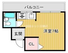 ワンスターハイツの間取り画像