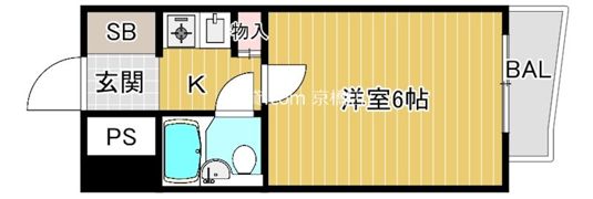 シティーライフ都島の間取り画像