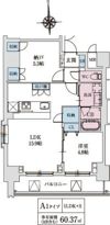 スプランディッド上本町WESTの間取り画像