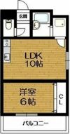 さんさん美章園の間取り画像