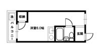 ベルハイム俊徳道の間取り画像