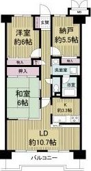 CASSIA南住吉の間取り画像
