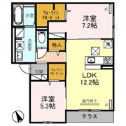 Maison de Espoir万代の間取り画像