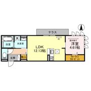 Sinfaria YUZATO B棟の間取り画像