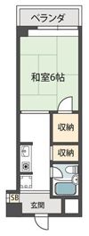 メゾン東大阪の間取り画像