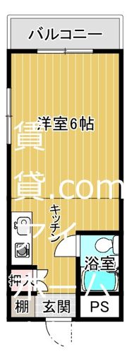 プレジデント横田の間取り画像