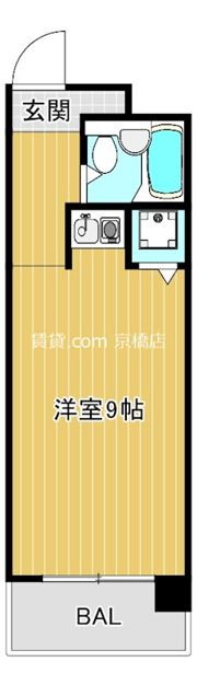 ワットハイム都島の間取り画像