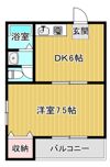 ライフハイツ中宮の間取り画像