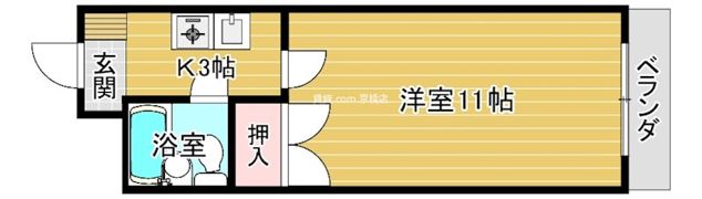 東洋プラザ蒲生の間取り画像