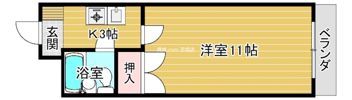 東洋プラザ蒲生の間取り画像